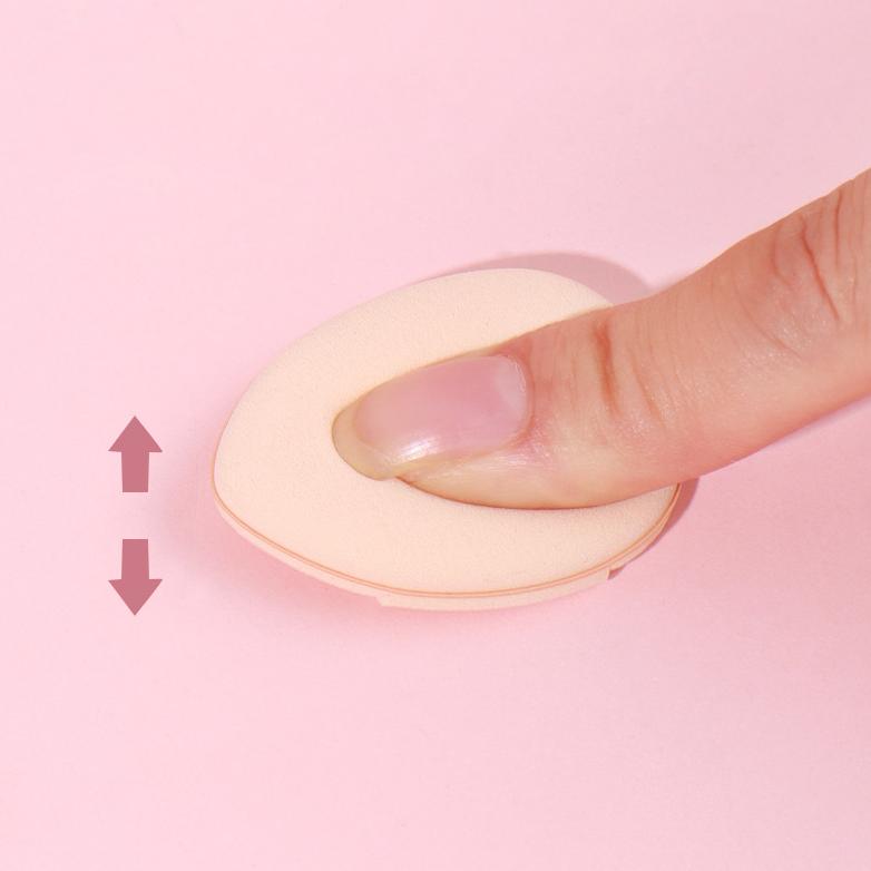Fingergroßer Mini-Make-up-Puff für Damen Bild6