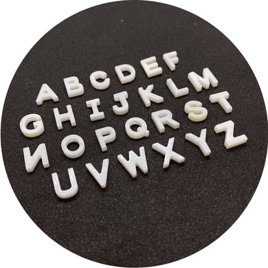 1 Piece Letter Shells Jewelry Beads h5 Picture4