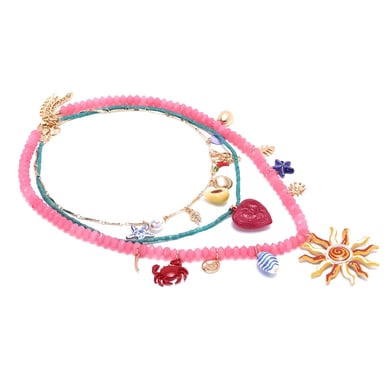 Romantic Vacation Layered Necklaces h5 Picture3