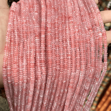 1 Strang exquisiter Schmuckperlen aus Naturstein (Durchmesser: 2 x 4 mm) h5 Bild4