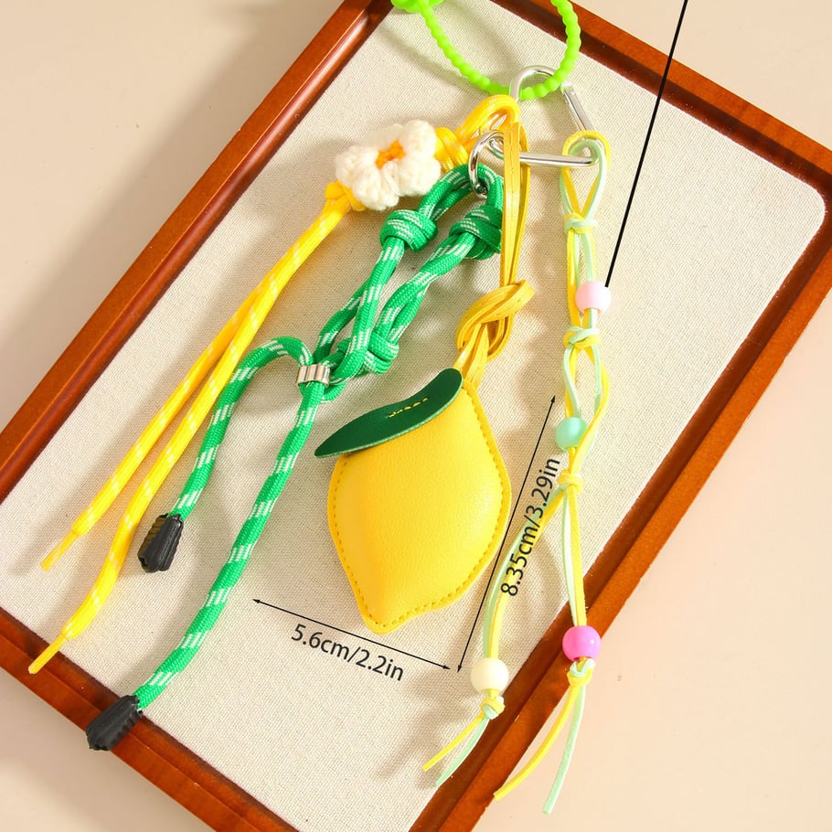 Vivid Lemon  Yellow Series Women's Bag Charms Picture2