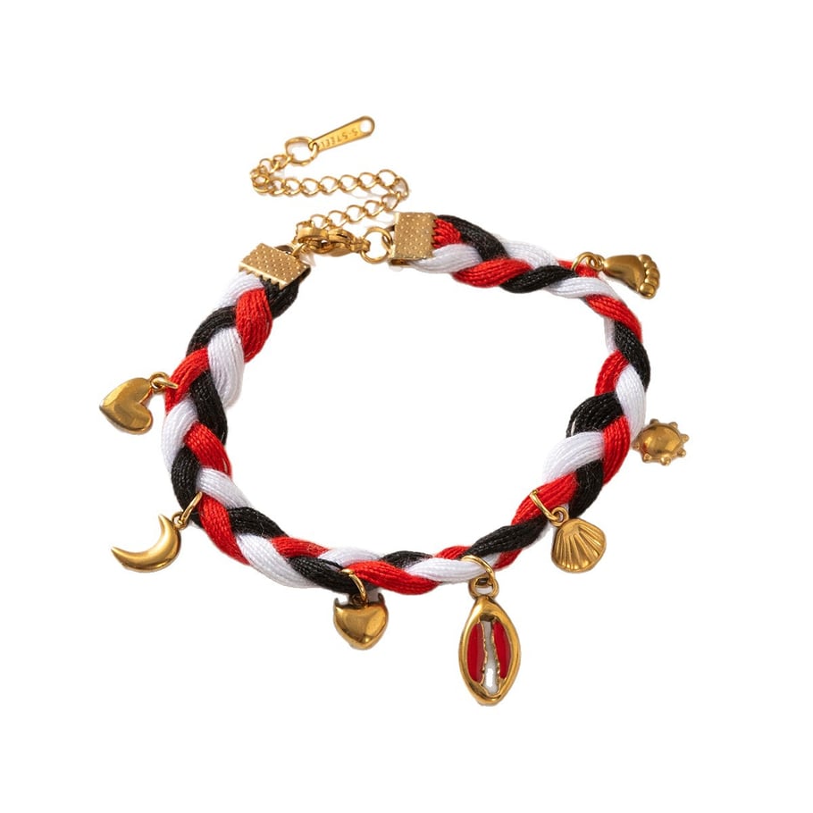 Creative Hand Woven Stainless Steel Pendant Women's Bracelets Picture5