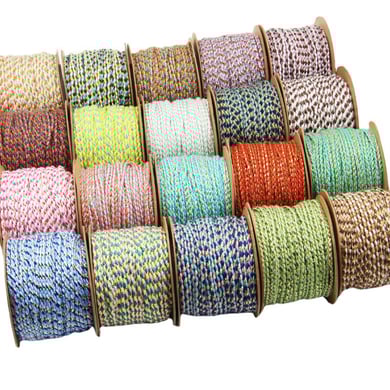 1 Reel DIY Series Colorful Knit 15 Meter Cotton Thread Jewelry Cords h5 Picture7