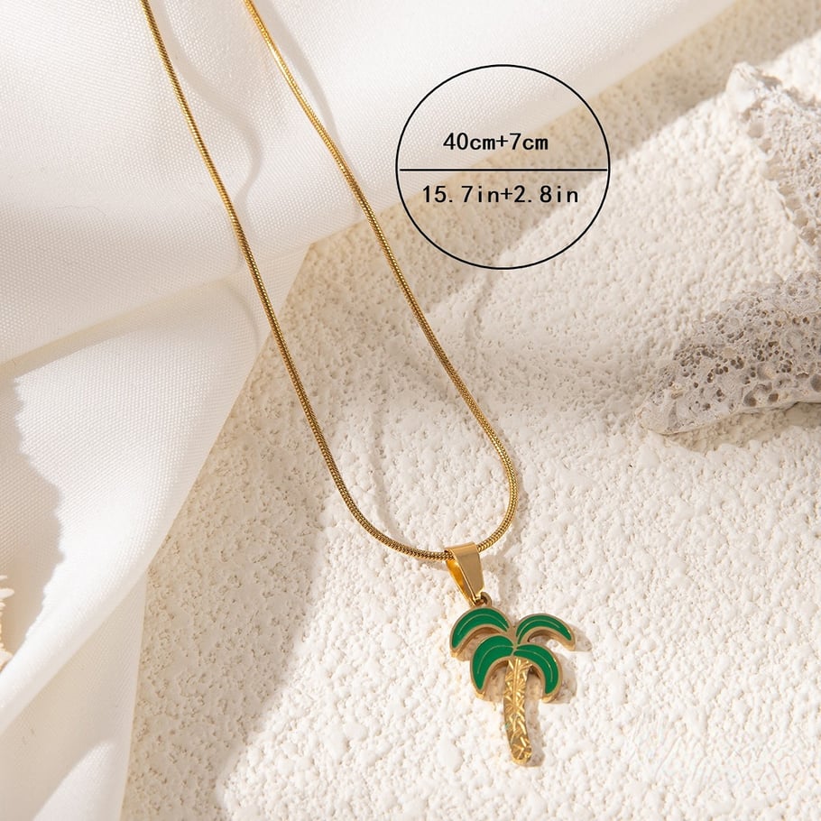 Collane da donna in acciaio inossidabile della serie Resort, dal design ispirato al lusso Immagine8