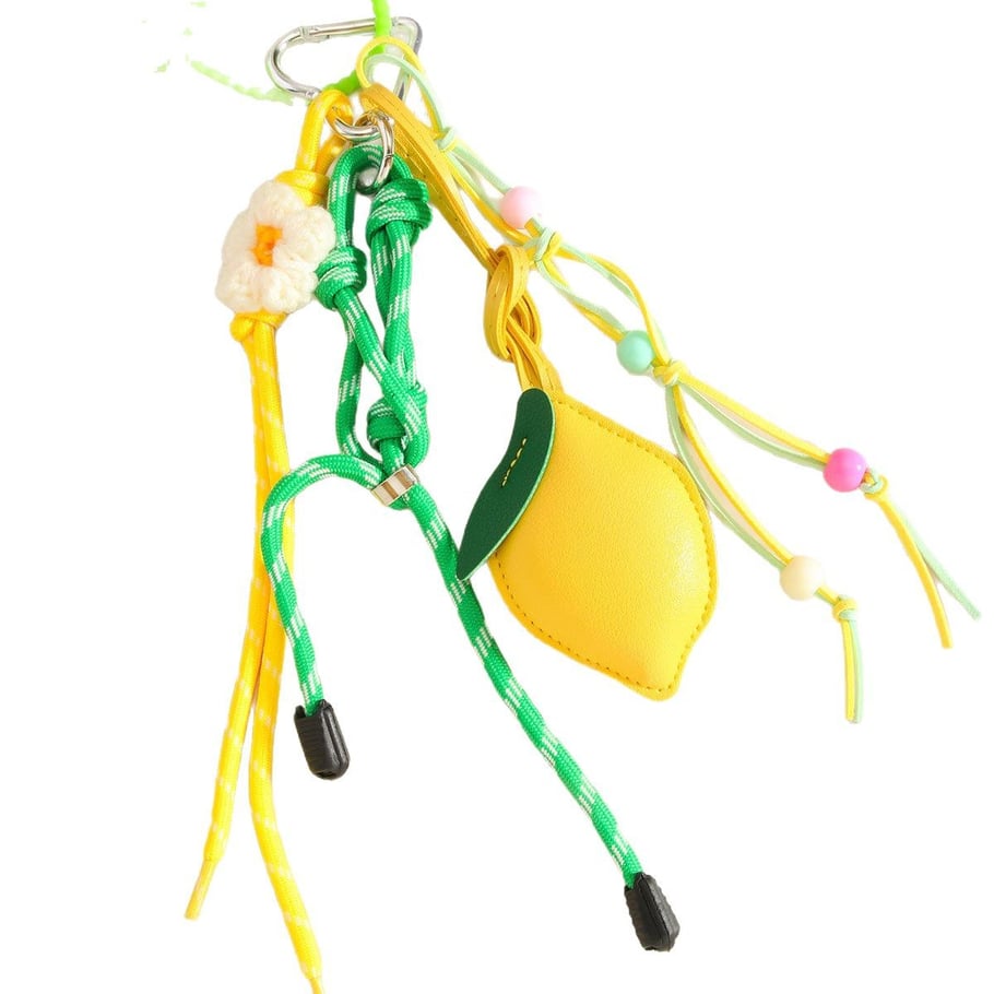 Vivid Lemon  Yellow Series Women's Bag Charms Picture6