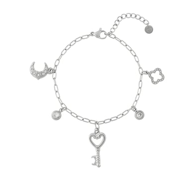 Herz Schlüssel Edelstahl Gold Farbe frauen Charm Armbänder h5 
