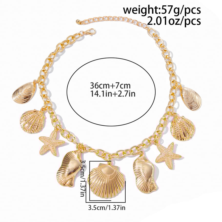 Oceanic Alloy Pendant Necklaces Picture2