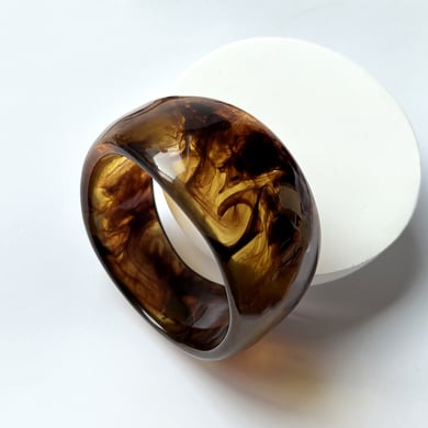 Blurred Vintage Wide - brimmed Acrylic Women's Bangles h5 Picture4