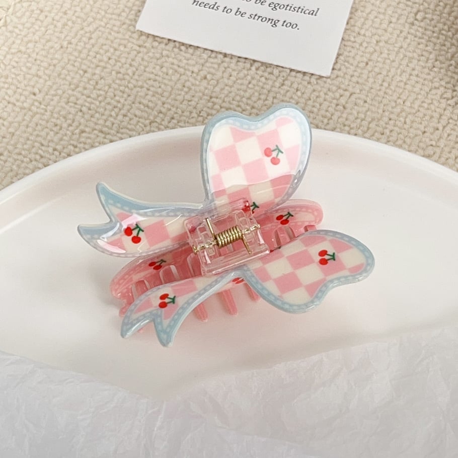 1 Piece Cute  Sweet Multi-color Butterfly Styling Women's Hair Claw 