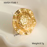 NMSH-F548-1 düzensiz yüzey halkası/One size Resim9