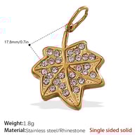 PJ341WEG White Diamond Gold Pendant 