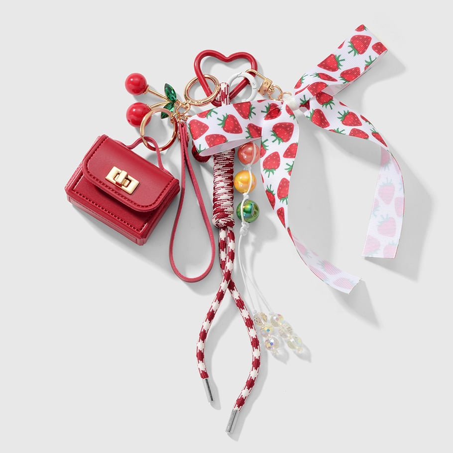 Sweet Bow Knot Alloy Bag Charms