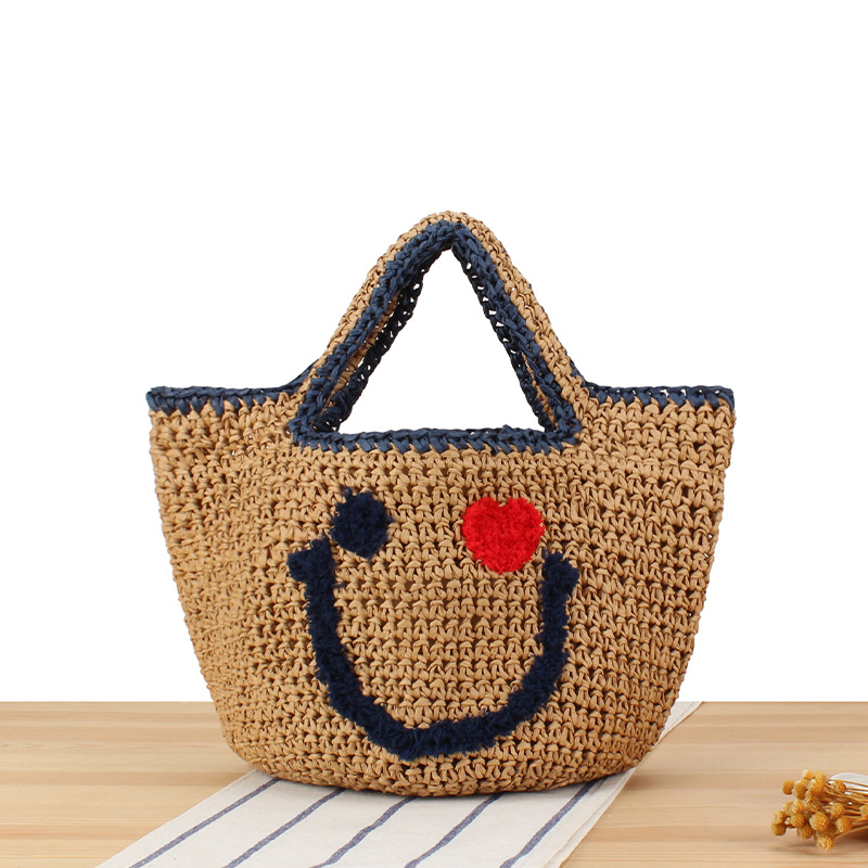 Borse tote con faccina sorridente 