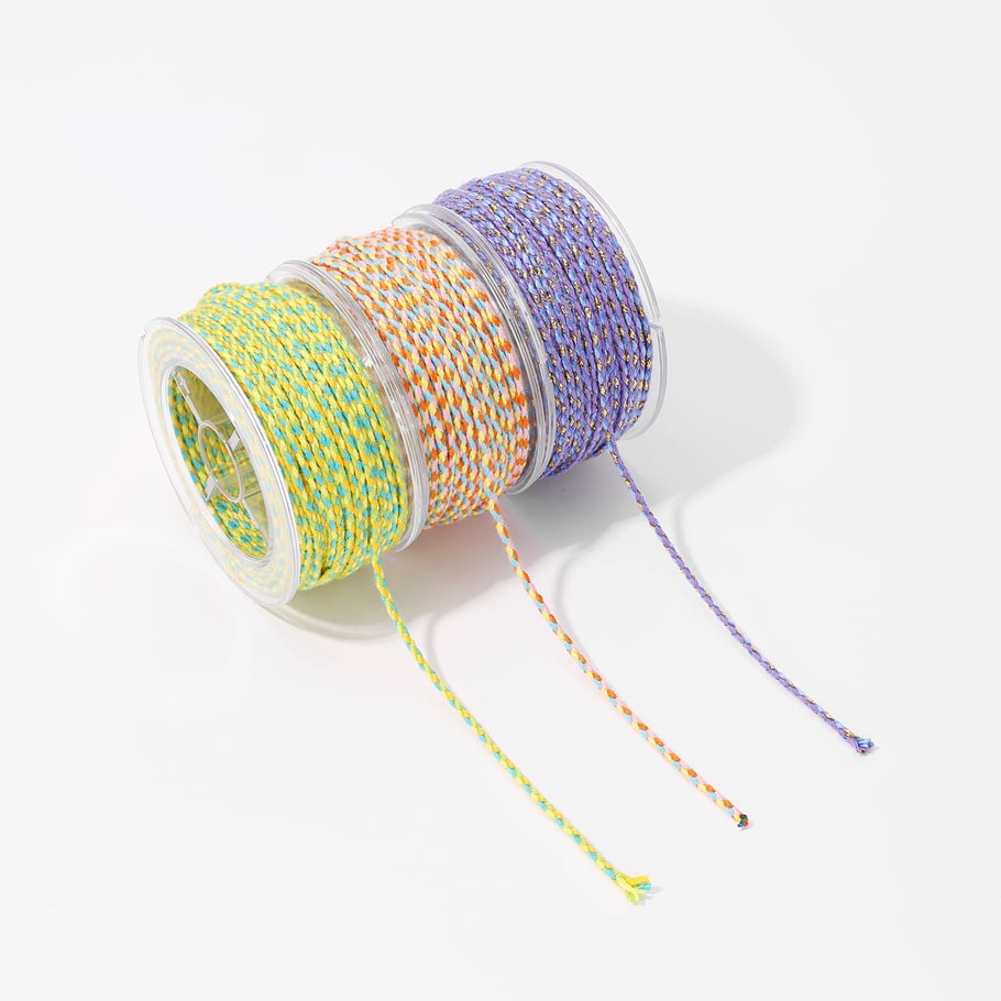 1 Reel DIY Series Colorful Knit 15 Meter Cotton Thread Jewelry Cords Picture3