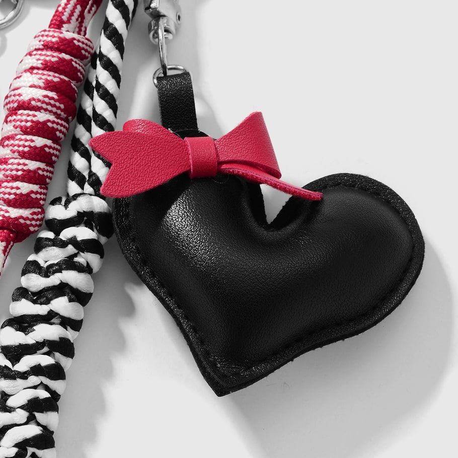 Cute Heart Bag Charms Picture4