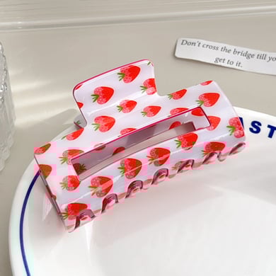 Fruit Series All - over - printed Acrylic Hair Claws h5 Picture5