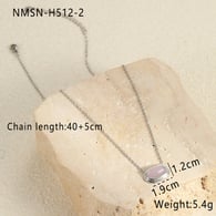 NMSN-H512-2 Halskette aus Rosenquarz Bild5