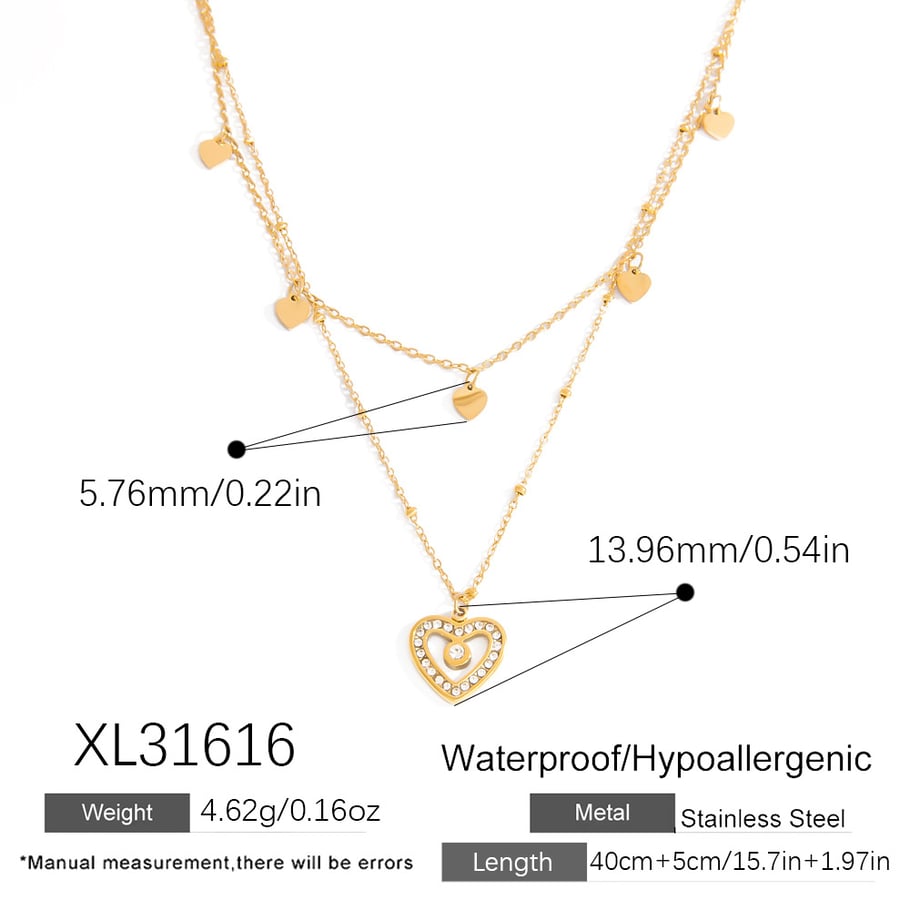 Vacation Shell Stainless Steel Gold Color Women's Pendant Necklaces 