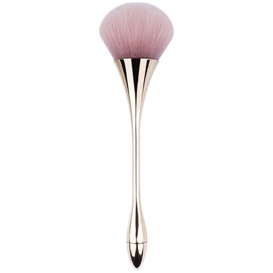 Puderpinsel Goldfarbener Make-up-Pinsel für Damen h5 