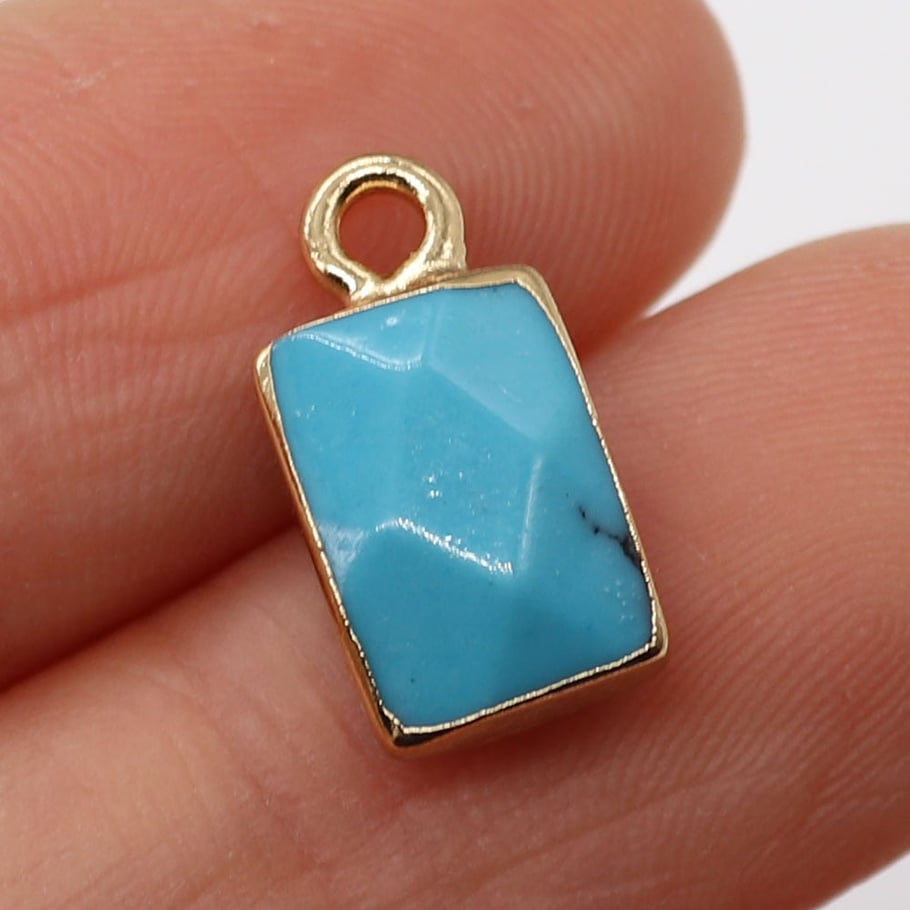 1 Piece Rectangular Natural Stones Women's Pendants 