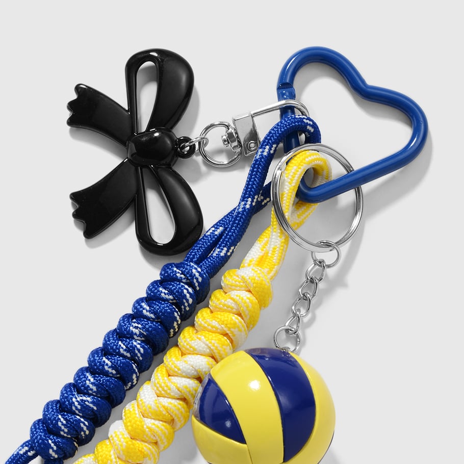 Sportperlen-Taschenanhänger aus Legierung Bild5