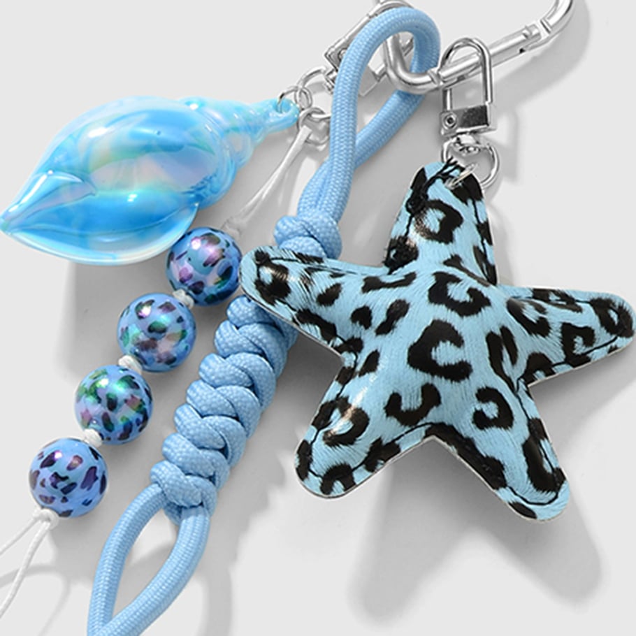 Leather Star Alloy Bag Charms Picture4