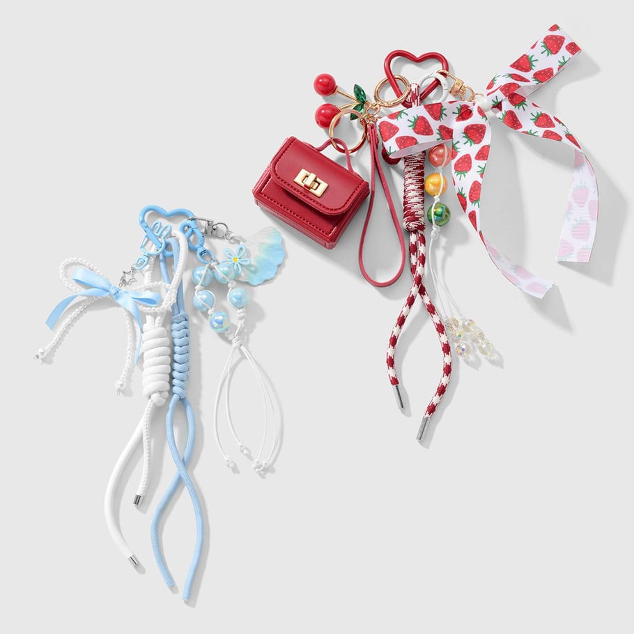 Sweet Bow Knot Alloy Bag Charms h5Picture3