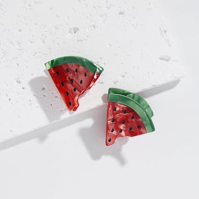 Simple Series Niedliche Haarspangen aus Acetatfolie mit Pflanzenimitat für Damen h5 Bild5