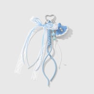 1 blue keychain 