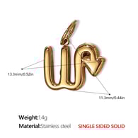 PJ431G10 Ciondolo in oro massiccio Scorpione Immagine10