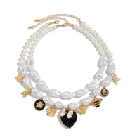 Gold necklace set 6041 