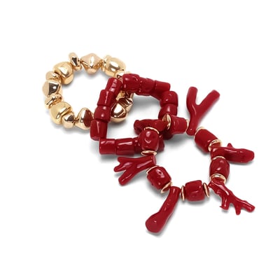 Statement-Armbänder aus Korallenharz h5 Bild3