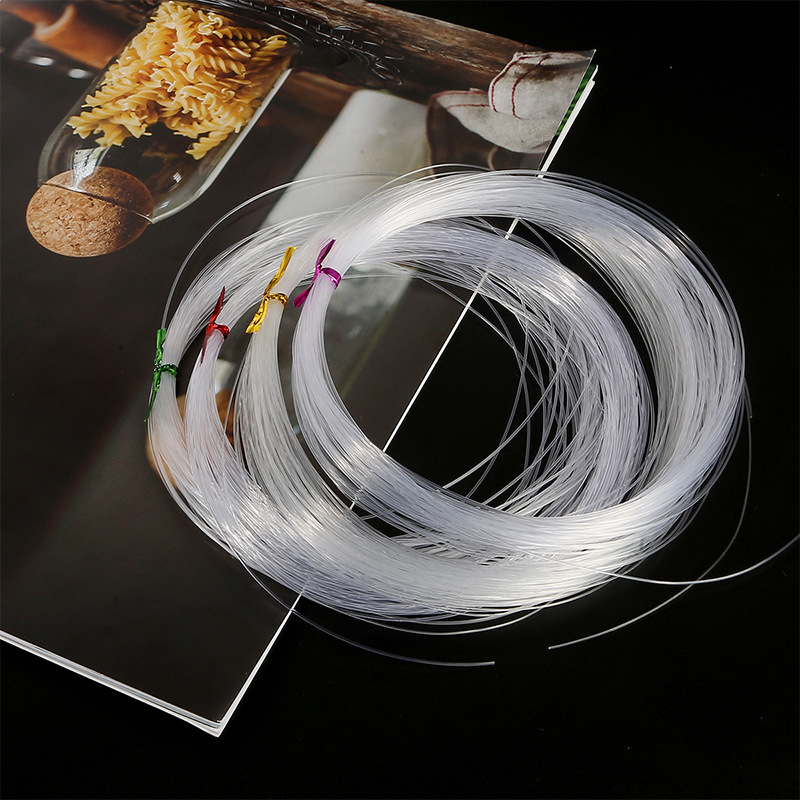 1 rollo de hilo para abalorios no elástico para manualidades Imagen4