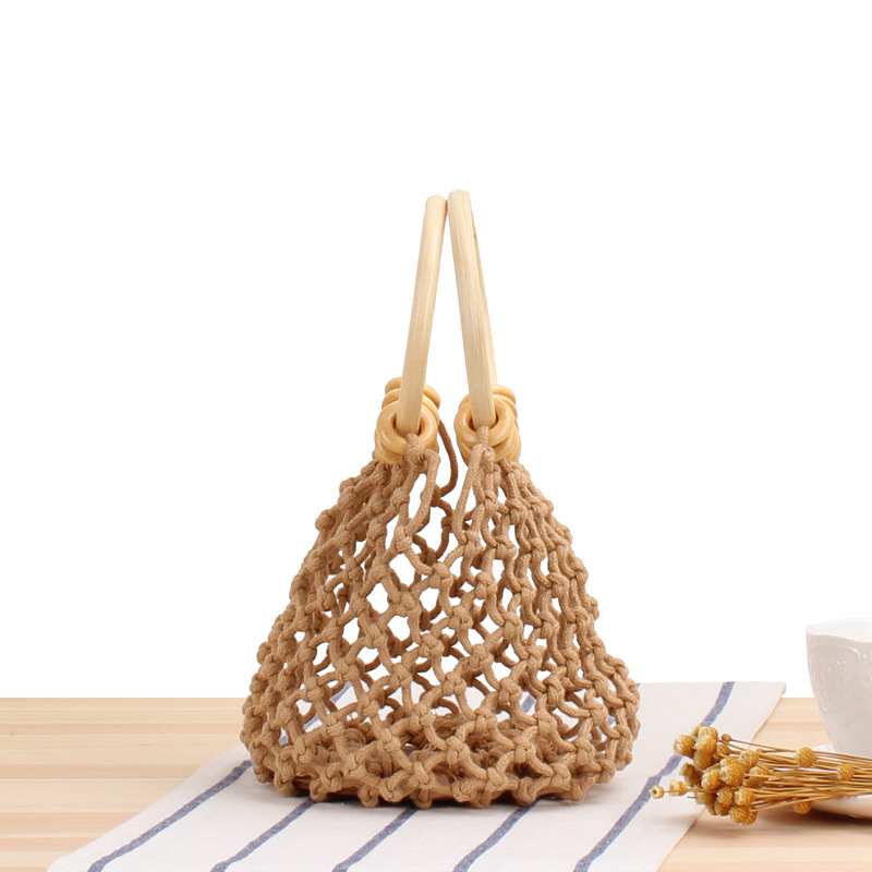 Pochette a rete stile spiaggia Immagine3