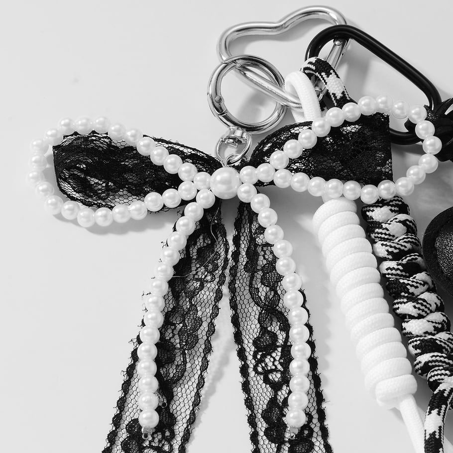 Classic Leather Heart Alloy Bag Charms Picture5