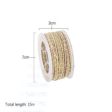 1 Reel DIY Series Colorful Knit 15 Meter Cotton Thread Jewelry Cords h5 Picture6