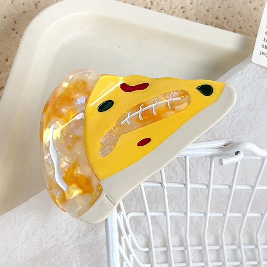 1 Piece Cute  Fun Hamburger Geometric Acetate Women's Hair Claws 