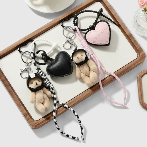 Charms de sac en forme de cœur mignons 2