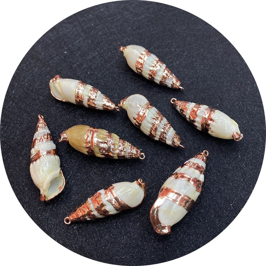 1 Piece Sea Shells Gold Color Women's Pendants Picture6