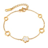 GS1598-Stahlarmband Gold 