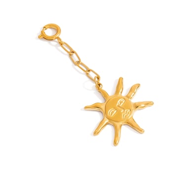Colgantes de bikini para mujer de acero inoxidable color dorado con diseño de concha de playa h5 