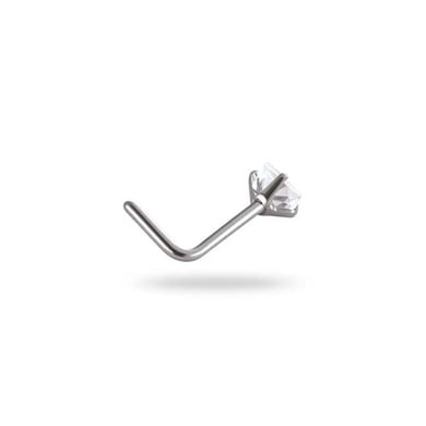 1 Paar Simple Series Simple Geometric Edelstahl Kein Beschichtungsmaterial Zirkon Damen Nasenstecker h5 Bild7