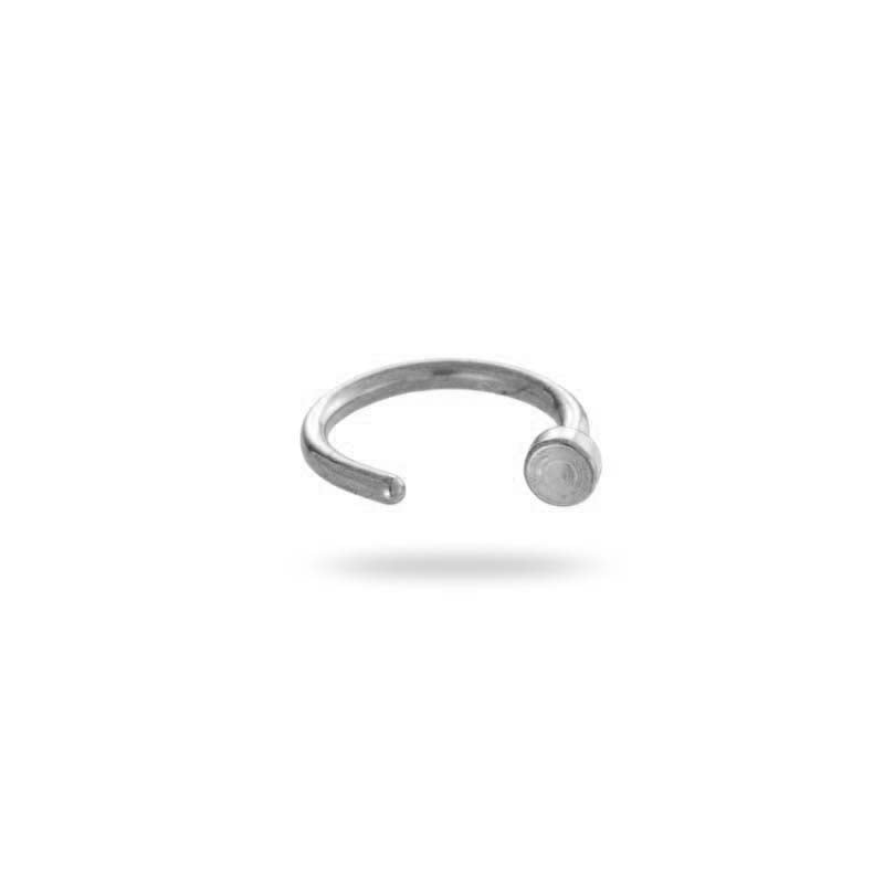 1 par de piercings para la nariz de acero inoxidable dorados con diseño geométrico simple para mujer 