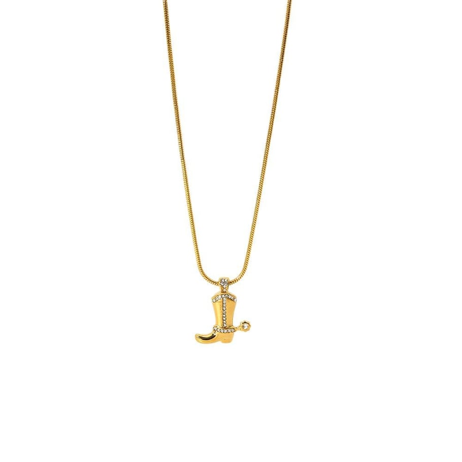 1 Paar Halsketten mit Anhänger im Retro-Stil der klassischen Serie aus Edelstahl in Goldfarbe mit Zirkonia für Unisex Bild5