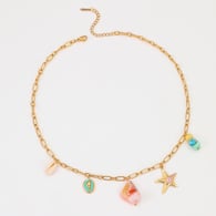 NMSN-E429-2 Collar de conchas rosas Imagen7