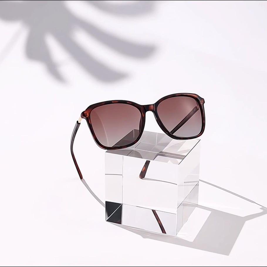 1 paio di occhiali da sole da donna con stampa leopardata, serie Simple, eleganti Immagine5