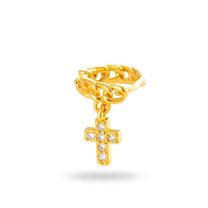1 paire de boucles d&#39;oreilles créoles pour femme en forme de cœur simple, couleur cuivre et or, zircone 