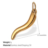 PJ386G Gold Pendant Picture18