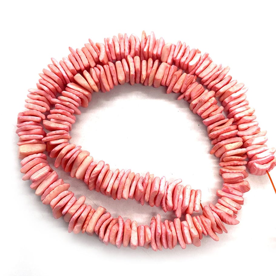 1 Bunch Colorful Rectangular Sea Shells Jewelry Beads 