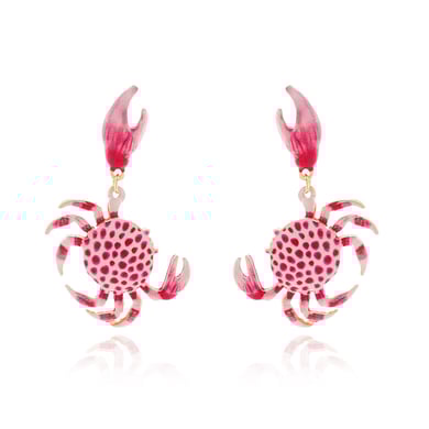 Vacation Alloy Crab Drop Earrings h5 Picture2